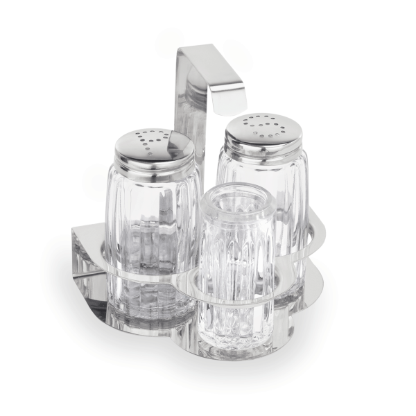 Ménagère 3 pièces verres et inox - 10,5 cm