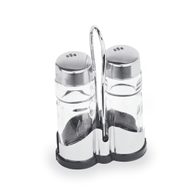 Ménagère 2 pièces verre et inox - 12 cm
