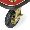 Chariot à bagages titane or avec penderie - 112 x 60 cm - Max 250 kg