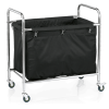 Chariot à linge - 90 x 54 cm - Sac noir 220 L