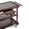 Chariot de service en bois de bouleau et MDF - 92 x 50 cm - Max 40 kg