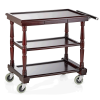 Chariot de service en bois de bouleau et MDF - 92 x 50 cm - Max 40 kg