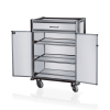 Chariot minibar en aluminium et MDF - 85 x 60 cm