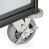 Chariot minibar en aluminium et MDF - 85 x 60 cm