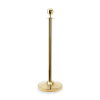 Poteau de sécurité boule - Acier titane doré - H 95 cm (lot de 2)