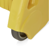 Barrière mobile en plastique jaune - Extensible jusqu’à 4 m - Hauteur 100 cm
