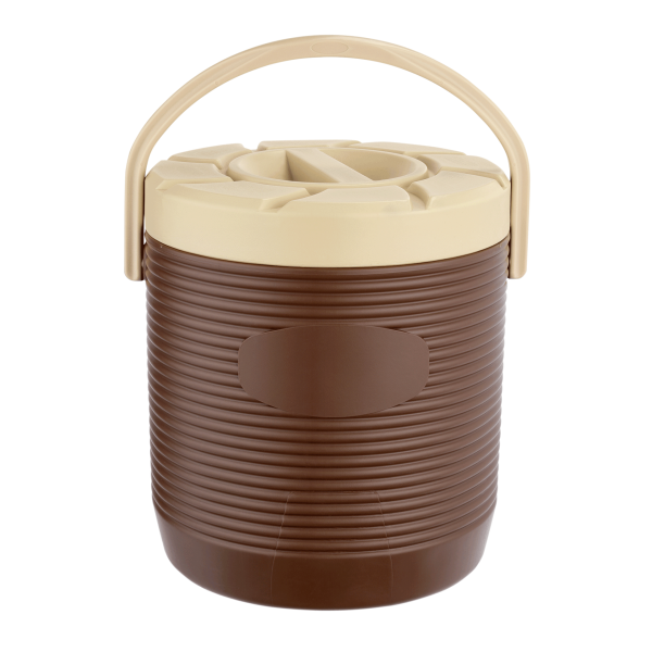 Distributeur de boissons isotherme marron - 12 L - Ø 30 cm