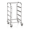 Échelle inox chromé pour paniers de lave-vaisselle - 4 rails