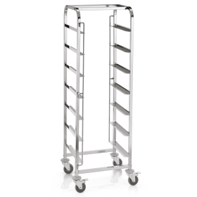 Échelle inox chromé pour paniers de lave-vaisselle - 7 rails
