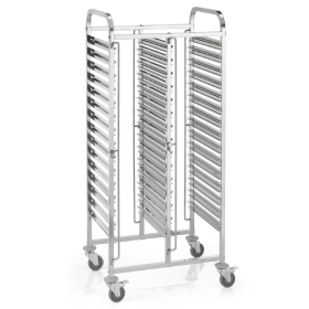 Échelle GN 1/1 inox chromé - 30 bacs GN ou 60 plateaux GN
