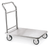 Chariot à plate-forme inox - 90 x 60 cm