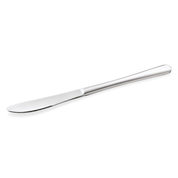 Couteau de table en acier chromé 13/0 - série Nia (lot de 12)