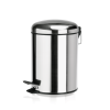 Poubelle inox à pédale - 3 L - Ø 17 cm