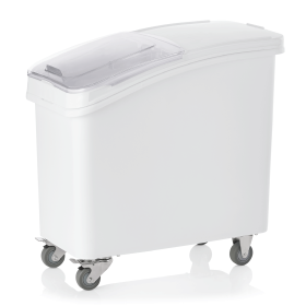 Bac alimentaire à roulettes - 81 L - 80 x 35 x 63 cm