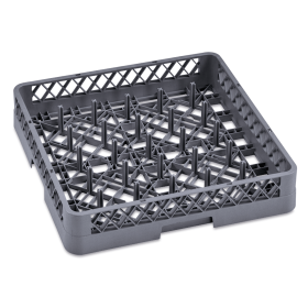 Panier de lavage pour assiettes en polypropylène - 50 x 50 cm - 25 compartiments