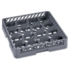 Panier de lavage pour tasses en polypropylène - 50 x 50 cm - 16 compartiments