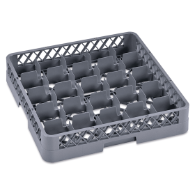 Panier de lavage pour tasses en polypropylène - 50 x 50 cm - 25 compartiments