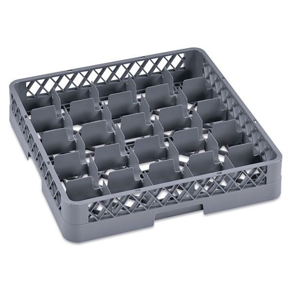 Panier de lavage pour tasses en polypropylène - 50 x 50 cm - 25 compartiments