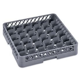 Panier de lavage pour tasses en polypropylène - 50 x 50 cm - 20 compartiments