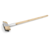 Brosse à balais pour four avec grattoir et poils en acier