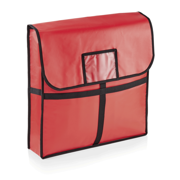 Sac isotherme rouge pour 2 pizzas jusqu'à 45 cm