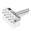 Rouleau pique-pâte inox
