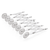 Rouleau inox coupe-pâte 7 roulettes extensible