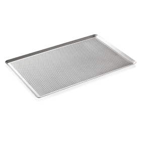 Plaque de cuisson perforée en aluminium - 60 x 40 x 1,5 cm