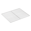 Grille GN 2/1 acier chromé - Espacement 2,5 cm