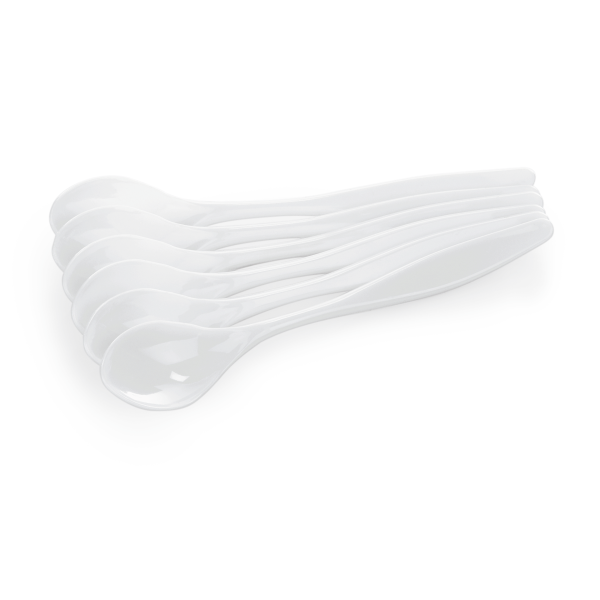 Cuillère à œuf en polystyrène - 14 cm (lot de 6)