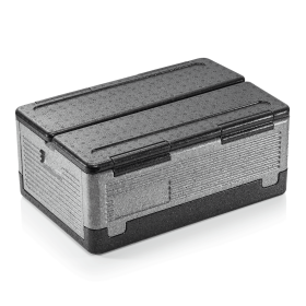 Boîte pliante thermique GN 1/1 en polypropylène expansé - 60 x 40 x 25 cm