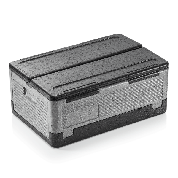 Boîte pliante thermique GN 1/1 en polypropylène expansé - 60 x 40 x 25 cm