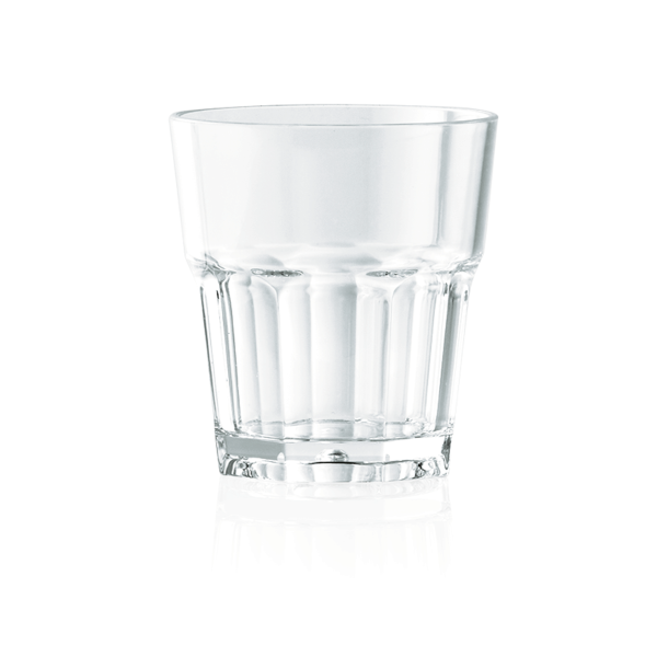 Verre à jus en polycarbonate - 120 ml - Ø 6,5 cm (lot de 12)