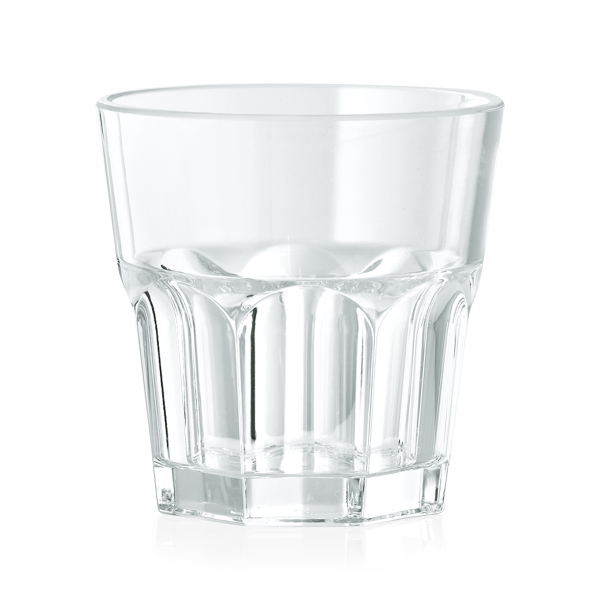 Verre à whisky en polycarbonate - 170 ml - Ø 7,5 cm (lot de 12)