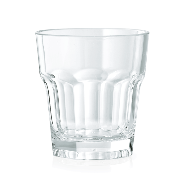 Verre à eau en polycarbonate - 190 ml - Ø 7,5 cm (lot de 12)