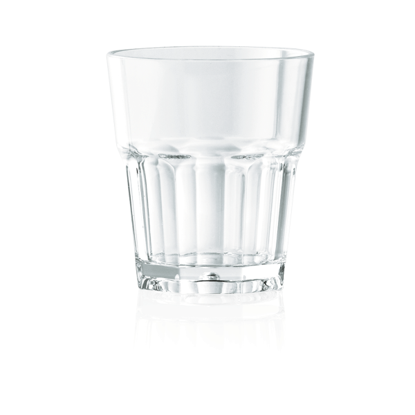 Verre à eau en polycarbonate - 240 ml - Ø 8 cm (lot de 12)