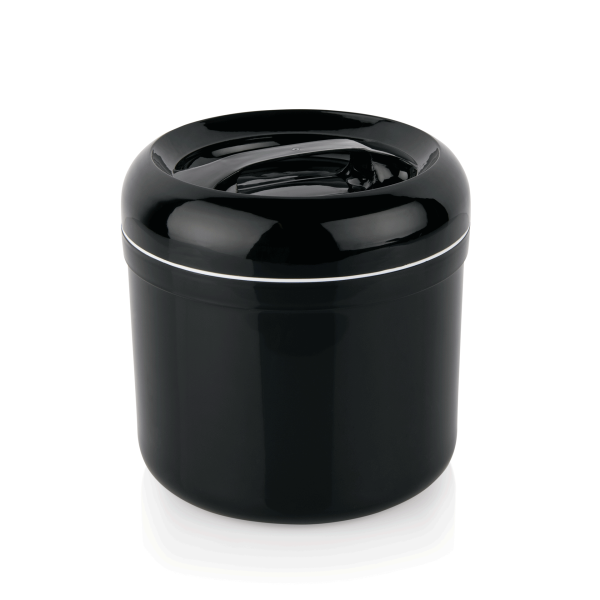 Seau à glace en polypropylène noir - 4 L