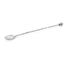 Cuillère de bar inox chromé avec pilon - 28,5 cm