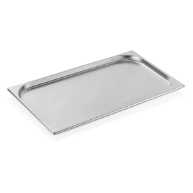 Bac gastro perforé en acier chrome-nickel - GN 1/1 - Profondeur 20 mm