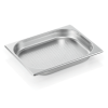 Bac gastro perforé en acier chrome-nickel - GN 1/2 - Profondeur 40 mm