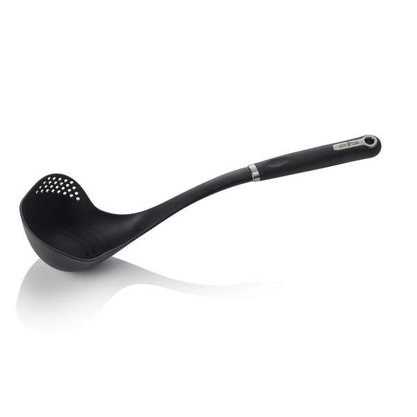 Louche ajourée en nylon manche antidérapant - Ø 10 cm - L. 35,5 cm