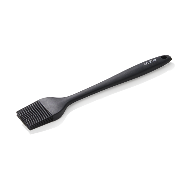 Pinceau pâtisserie silicone noir 26 cm - Manche 20 cm