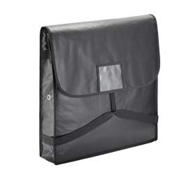 Sac isotherme noir avec doublure aluminium - 2 pizzas Ø 55 cm