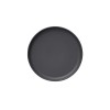 Assiette plate en grès - Ø 17,5 cm - Série One Midnight (lot de 6)