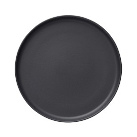 Assiette plate en grès - Ø 28 cm - Série One Midnight (lot de 6)