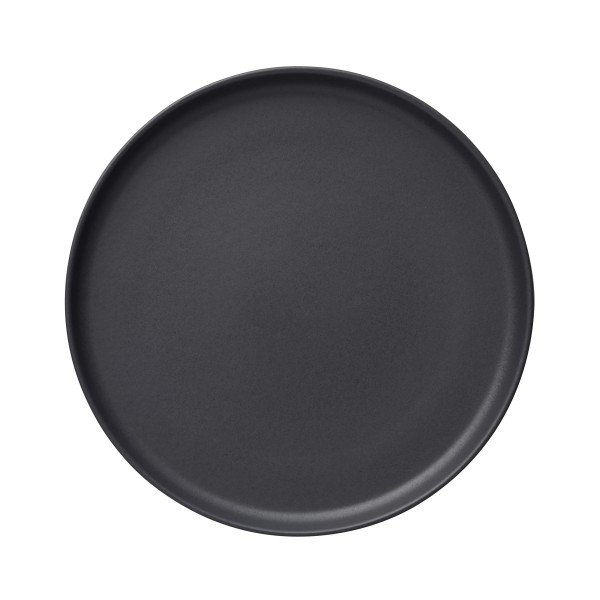 Assiette plate en grès - Ø 28 cm - Série One Midnight (lot de 6)
