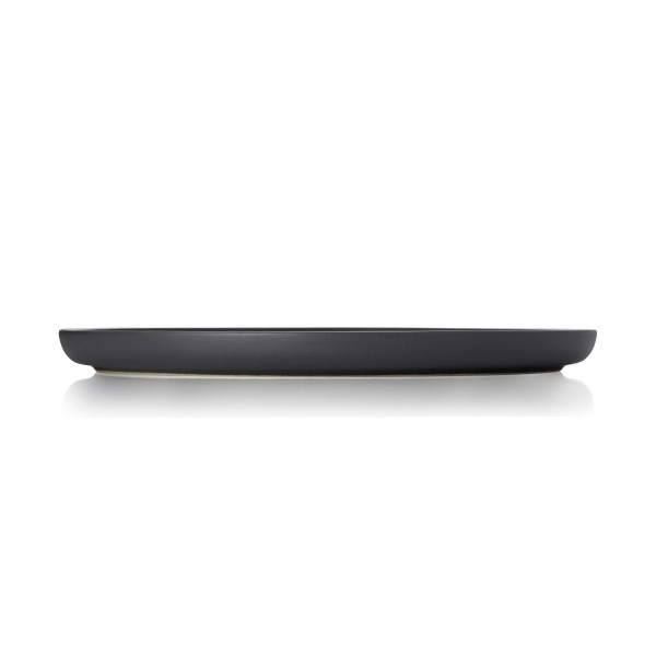 Assiette plate en grès - Ø 33 cm - Série One Midnight (lot de 4)