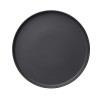 Assiette plate en grès - Ø 33 cm - Série One Midnight (lot de 4)