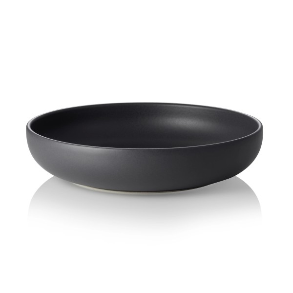 Assiette creuse en grès - Ø 22 cm - 800 ml - Série One Midnight (lot de 6)