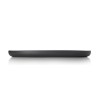 Assiette rectangulaire en grès - 33 x 23 cm - Série One Midnight (lot de 4)